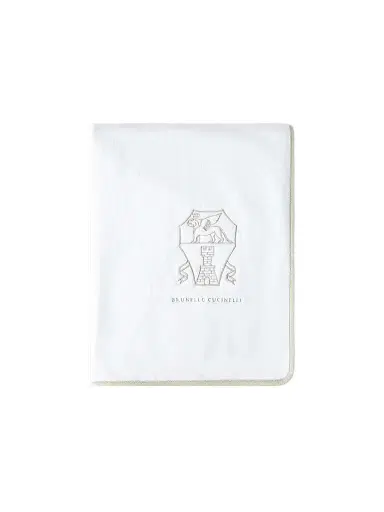 Brunello Cucinelli Cotton Terrycloth Towel with Embroidery | Thumbnail 1 Brunello Cucinelli Cotton Terrycloth Towel with Embroidery | Thumbnail 1