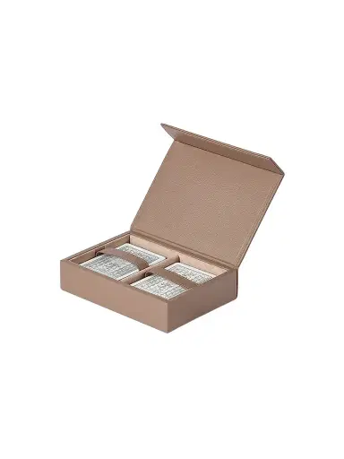 Brunello Cucinelli Playing Cards Set with Leather Case - Brown | Thumbnail 1 Brunello Cucinelli Playing Cards Set with Leather Case - Brown | Thumbnail 1