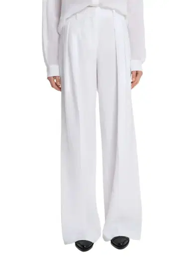 Michael Kors Collection Linen Wide-Leg Trousers | Thumbnail 1 Michael Kors Collection Linen Wide-Leg Trousers | Thumbnail 1