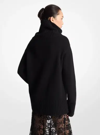 Michael Kors Collection Cashmere Turtleneck Sweater | Thumbnail 2 Michael Kors Collection Cashmere Turtleneck Sweater | Thumbnail 2