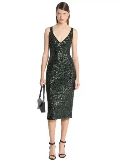 Michael Kors Collection Sequined Dress | Thumbnail 1 Michael Kors Collection Sequined Dress | Thumbnail 1