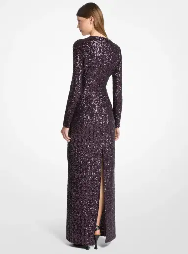 Michael Kors Collection Sequined Gown | Thumbnail 2 Michael Kors Collection Sequined Gown | Thumbnail 2