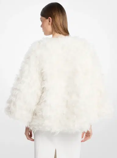 Michael Kors Collection Mohair Blend Jacket in | Thumbnail 2 Michael Kors Collection Mohair Blend Jacket in | Thumbnail 2
