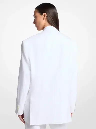 Michael Kors Collection Shawn Linen Double-Breasted Blazer | Thumbnail 2 Michael Kors Collection Shawn Linen Double-Breasted Blazer | Thumbnail 2