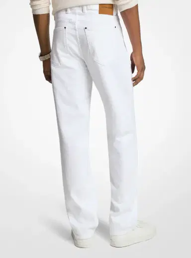 Michael Kors Collection Finn Straight-Leg Stretch Denim Jeans | Thumbnail 2 Michael Kors Collection Finn Straight-Leg Stretch Denim Jeans | Thumbnail 2
