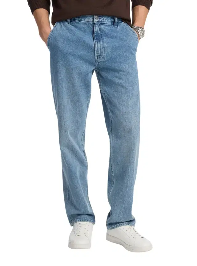 Finn Straight-Leg Stretch Denim Jeans Finn Straight-Leg Stretch Denim Jeans