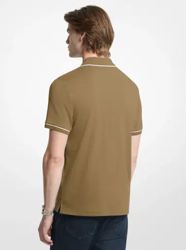 Michael Kors Collection Gramercy Cotton Polo Shirt | Thumbnail 2 Michael Kors Collection Gramercy Cotton Polo Shirt | Thumbnail 2