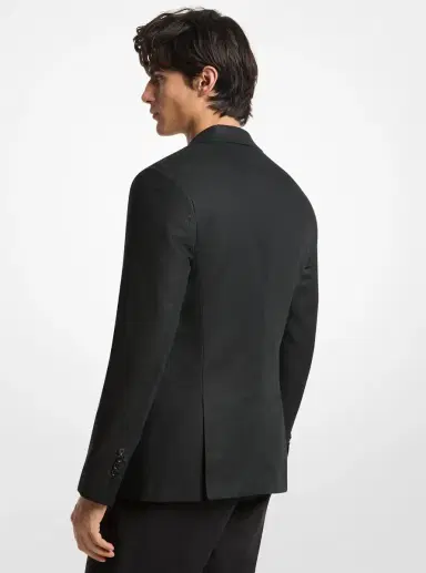 Michael Kors Collection Linen And Cotton Blazer in | Thumbnail 2 Michael Kors Collection Linen And Cotton Blazer in | Thumbnail 2