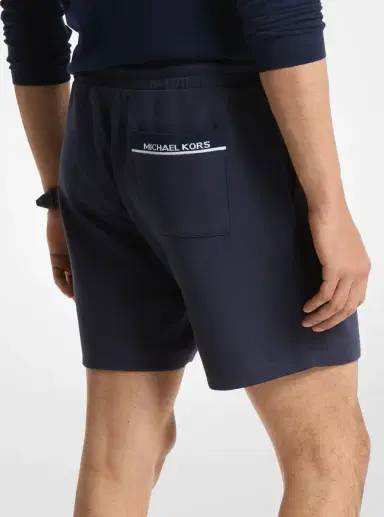 Michael Kors Collection Logo Pocket Cotton Blend Shorts | Thumbnail 2 Michael Kors Collection Logo Pocket Cotton Blend Shorts | Thumbnail 2