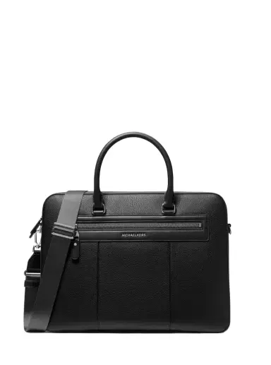 Michael Kors Collection Jet Set Pebbled Leather Briefcase | Thumbnail 1 Michael Kors Collection Jet Set Pebbled Leather Briefcase | Thumbnail 1
