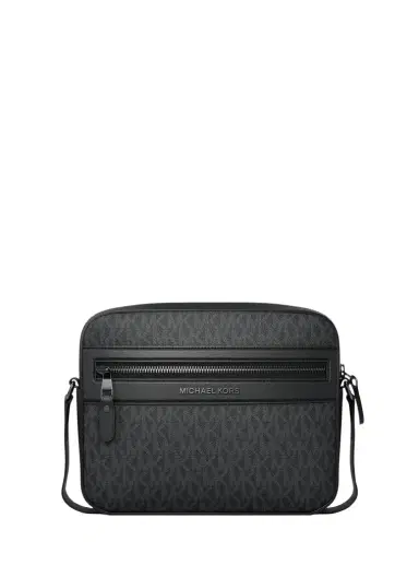 Michael Kors Collection Jet Set Signature Logo Crossbody Bag | Thumbnail 1 Michael Kors Collection Jet Set Signature Logo Crossbody Bag | Thumbnail 1