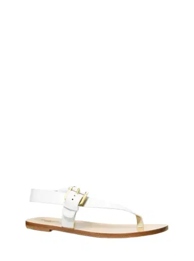 Michael Kors Collection Penelope Leather Sandal | Thumbnail 1 Michael Kors Collection Penelope Leather Sandal | Thumbnail 1