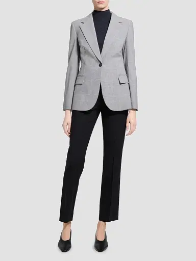 Theory Women's Lynnia Stretch Wool Blazer | Thumbnail 2 Theory Women's Lynnia Stretch Wool Blazer | Thumbnail 2