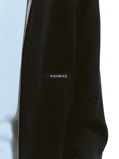 Nahmias Men's Thermal-Lined Zip-Front Hoodie - Aged Black | Thumbnail 6 Nahmias Men's Thermal-Lined Zip-Front Hoodie - Aged Black | Thumbnail 6