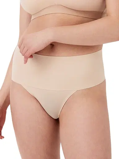 Spanx Undie-tectable Shaping Thong - Soft Nude | Thumbnail 3 Spanx Undie-tectable Shaping Thong - Soft Nude | Thumbnail 3
