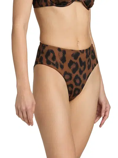 Beach Riot Women's Rozli Animal-Print Bikini Bottom - Caramel Leopard | Thumbnail 4 Beach Riot Women's Rozli Animal-Print Bikini Bottom - Caramel Leopard | Thumbnail 4