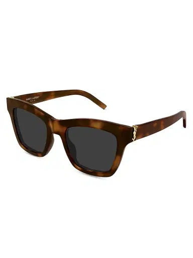 Saint Laurent Women's 52MM Square Sunglasses - Havana | Thumbnail 1 Saint Laurent Women's 52MM Square Sunglasses - Havana | Thumbnail 1