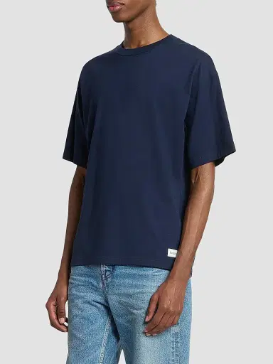 Saint Laurent Men's T-Shirt - Navy | Thumbnail 3 Saint Laurent Men's T-Shirt - Navy | Thumbnail 3