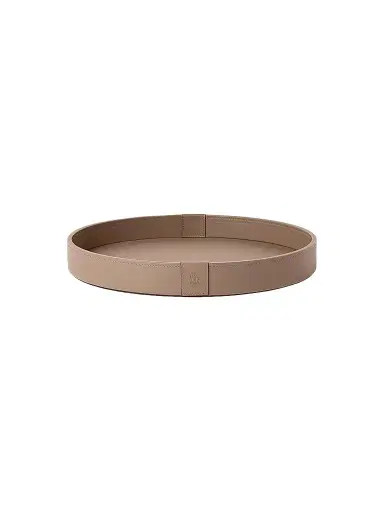Brunello Cucinelli Wooden Tray with Leather Cover | Thumbnail 1 Brunello Cucinelli Wooden Tray with Leather Cover | Thumbnail 1
