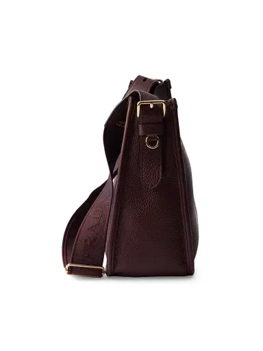 Prada Women's Leather Shoulder Bag - Dark Red | Thumbnail 5 Prada Women's Leather Shoulder Bag - Dark Red | Thumbnail 5