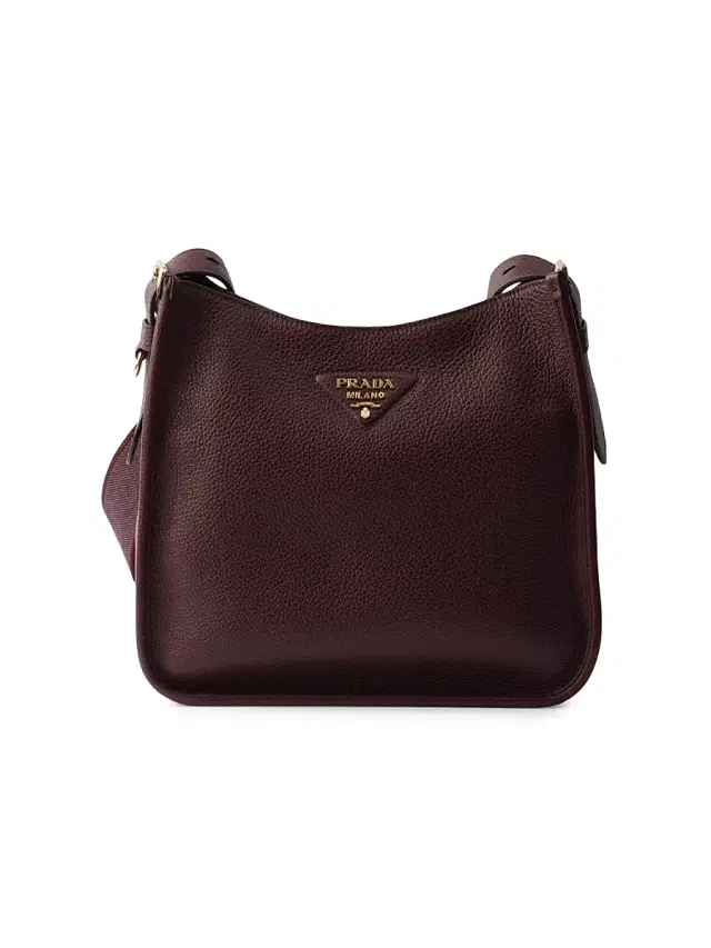 Women's Leather Shoulder Bag - Dark Red Women's Leather Shoulder Bag - Dark Red