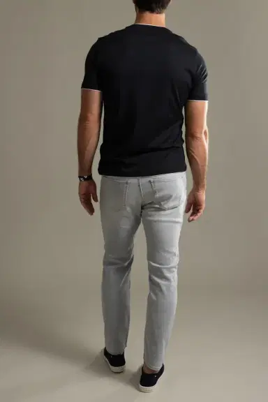 ELEVENTY 5 Pocket Pant - Gray Denim | Thumbnail 4 ELEVENTY 5 Pocket Pant - Gray Denim | Thumbnail 4