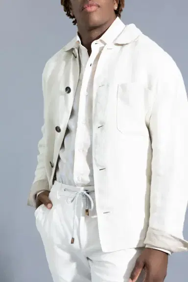ELEVENTY Button Front Overshirt | Thumbnail 3 ELEVENTY Button Front Overshirt | Thumbnail 3