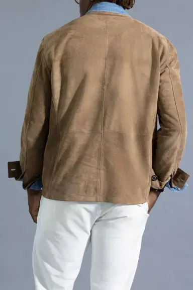 ELEVENTY Classic Button Front Shirt - Brown | Thumbnail 4 ELEVENTY Classic Button Front Shirt - Brown | Thumbnail 4
