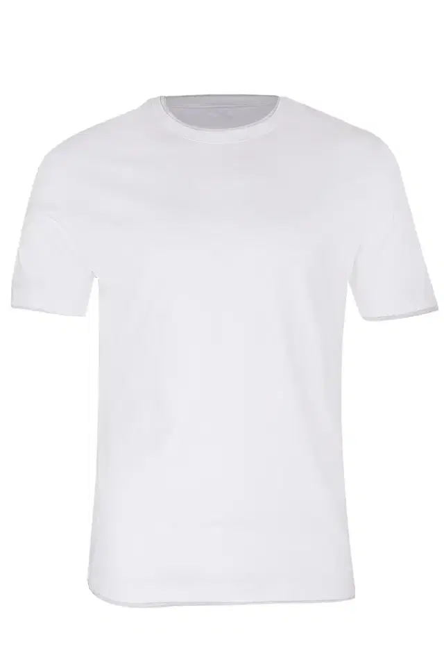 Crewneck Tee - White Grey Crewneck Tee - White Grey