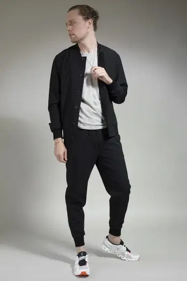 June79 Essential Pierre Button Blazer - Black | Thumbnail 3 June79 Essential Pierre Button Blazer - Black | Thumbnail 3
