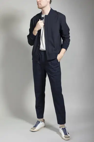 June79 Essential Pierre Button Blazer - Navy | Thumbnail 2 June79 Essential Pierre Button Blazer - Navy | Thumbnail 2