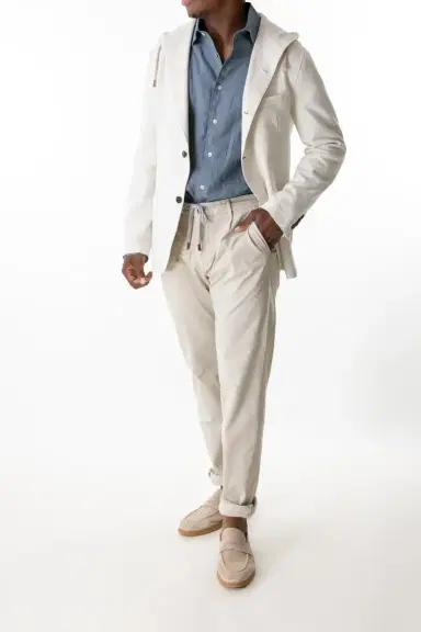 ELEVENTY Hooded Blazer - Sand | Thumbnail 2 ELEVENTY Hooded Blazer - Sand | Thumbnail 2