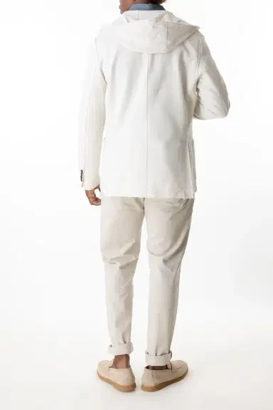 ELEVENTY Hooded Blazer - Sand | Thumbnail 4 ELEVENTY Hooded Blazer - Sand | Thumbnail 4