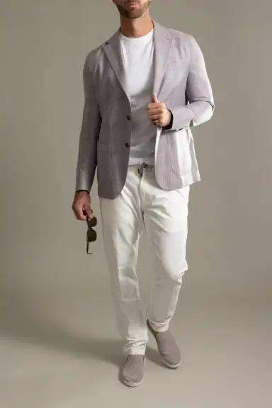 ELEVENTY Jogger Pants - White | Thumbnail 2 ELEVENTY Jogger Pants - White | Thumbnail 2