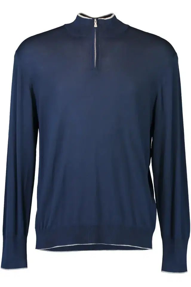 Long Sleeve Half Zip Pullover - Royal Light Grey Long Sleeve Half Zip Pullover - Royal Light Grey