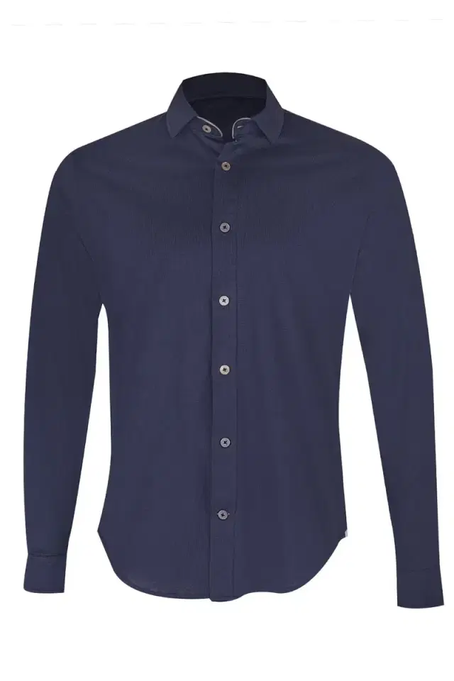 Long Sleeve Shirt - Blue Long Sleeve Shirt - Blue