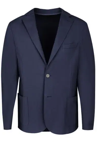 ELEVENTY Navy Single Breasted Jacket | Thumbnail 1 ELEVENTY Navy Single Breasted Jacket | Thumbnail 1
