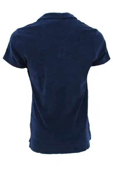 Orlebar Brown Navy Terry Toweling Polo | Thumbnail 5 Orlebar Brown Navy Terry Toweling Polo | Thumbnail 5