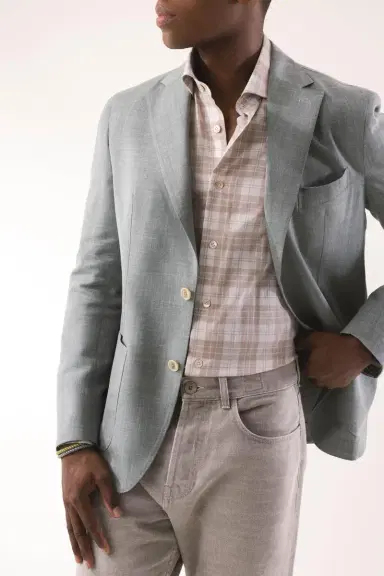 ELEVENTY Single Breasted Blazer - Military Green | Thumbnail 3 ELEVENTY Single Breasted Blazer - Military Green | Thumbnail 3
