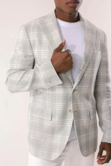 ELEVENTY Single Breasted Blazer - Military Plaid | Thumbnail 2 ELEVENTY Single Breasted Blazer - Military Plaid | Thumbnail 2