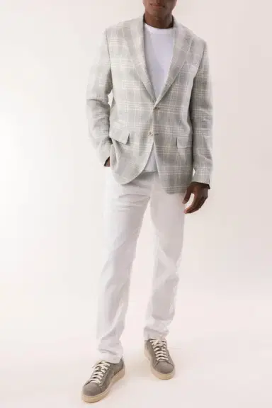 ELEVENTY Single Breasted Blazer - Military Plaid | Thumbnail 3 ELEVENTY Single Breasted Blazer - Military Plaid | Thumbnail 3