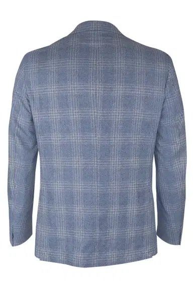 ELEVENTY Single Breasted Jacket - Blue | Thumbnail 3 ELEVENTY Single Breasted Jacket - Blue | Thumbnail 3