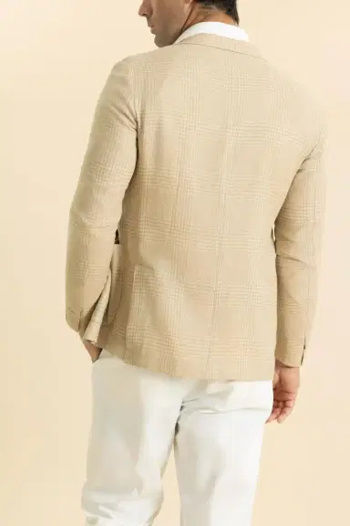 ELEVENTY Single Breasted Soft Jacket - Coriander | Thumbnail 4 ELEVENTY Single Breasted Soft Jacket - Coriander | Thumbnail 4