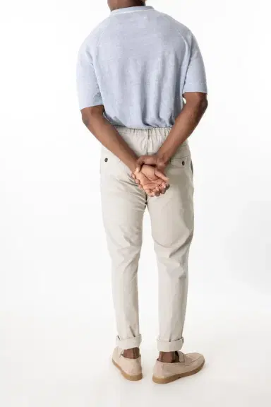 ELEVENTY Soft Jogger Pant - Sand | Thumbnail 4 ELEVENTY Soft Jogger Pant - Sand | Thumbnail 4