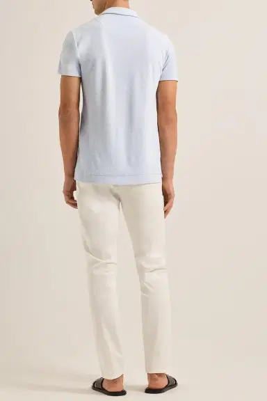 Orlebar Brown Terry Towelling Polo - Surfside Blue | Thumbnail 3 Orlebar Brown Terry Towelling Polo - Surfside Blue | Thumbnail 3