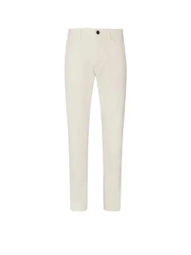 Zegna White Stone-washed Cotton Roccia Jeans | Thumbnail 1 Zegna White Stone-washed Cotton Roccia Jeans | Thumbnail 1