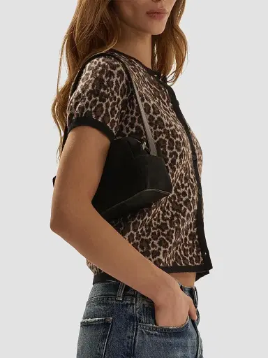 Favorite Daughter Women's The 9 To 5 Leopard-Print Cardigan - Leopard | Thumbnail 4 Favorite Daughter Women's The 9 To 5 Leopard-Print Cardigan - Leopard | Thumbnail 4