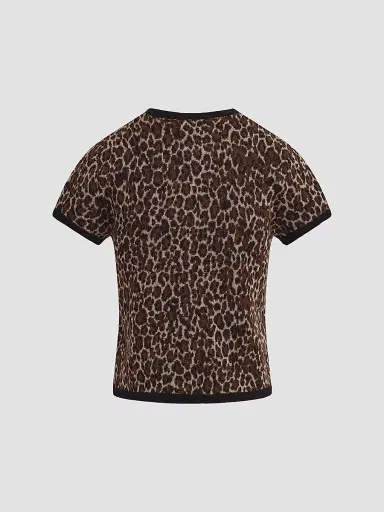 Favorite Daughter Women's The 9 To 5 Leopard-Print Cardigan - Leopard | Thumbnail 6 Favorite Daughter Women's The 9 To 5 Leopard-Print Cardigan - Leopard | Thumbnail 6