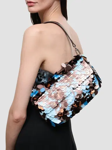 Staud Women's Timmy Paillete Convertible Shoulder Bag | Thumbnail 2 Staud Women's Timmy Paillete Convertible Shoulder Bag | Thumbnail 2