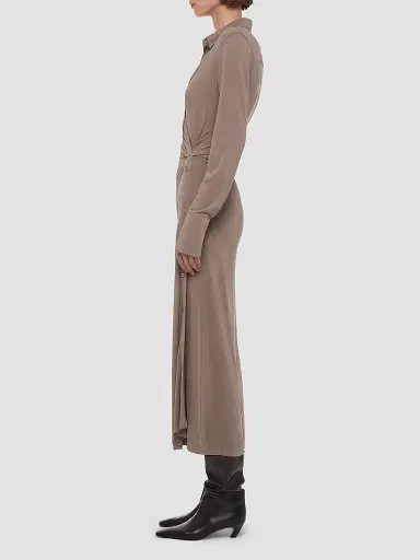 Helmut Lang Women's Twisted Maxi-Shirtdress - Fallen Rock | Thumbnail 6 Helmut Lang Women's Twisted Maxi-Shirtdress - Fallen Rock | Thumbnail 6